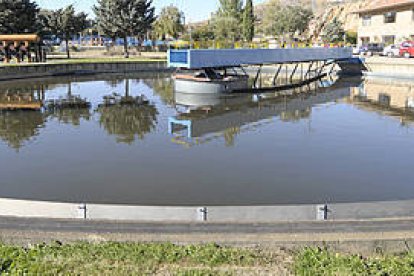 La planta depuradora de aguas de la capital. / ÚRSULA SIERRA-