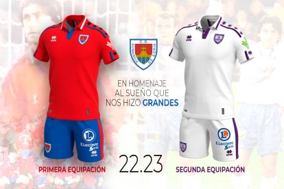 Nuevas equipaciones del Numancia. HDS