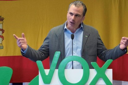 El abogado y secretario general de Vox, Javier Ortega Smith.-EFE / JOSÉ DEL OLMO