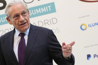 Bob Woodward, este miércoles, en Madrid.-JUAN MANUEL PRATS