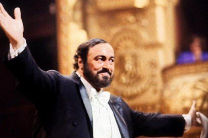 Pavarotti, en el Liceu, en 1989.-JAUME MOR