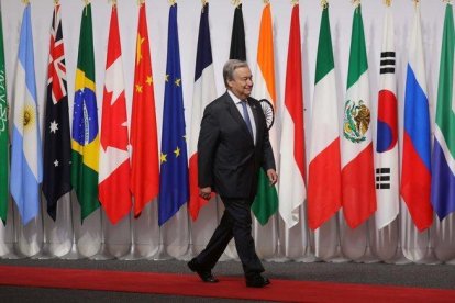 António Guterres, secretario general de la ONU.-AFP