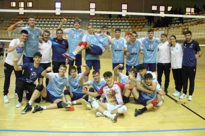 El Río Duero entra a la final del Campeonato de España júnior de voleibol. MARIA MORALES