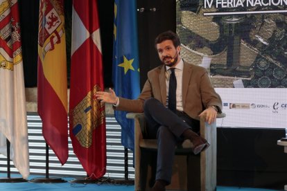 Pablo Casado, durante su intervención.-GONZALO MONTESEGURO