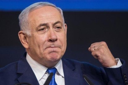 El primer ministro israelí en funciones, Binyamin Netanyahu.  El primer ministro israelí en funciones, Binyamin Netanyahu.-OLIVER WEIKEN (DPA)