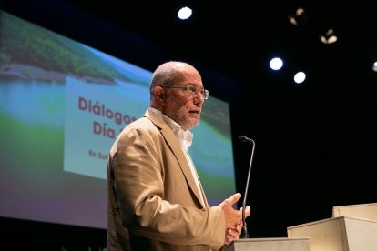 El vicepresidente de la Junta de Castilla y León, Francisco Igea, durante su intervención en Soria. ICAL