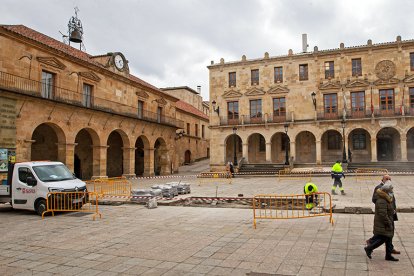 Obras de accesibilidad en la plaza Mayor - Mario Tejedor