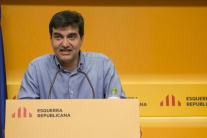 El portavoz de ERC, Sergi Sabrià.-/ JOAN CORTADELLAS