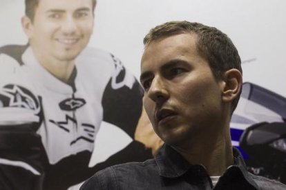 Jorge Lorenzo, hace unos días en Barcelona.-EFE / QUIQUE GARCÍA