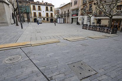 El aspecto que presenta la plaza del Tubo una vez terminadas las obras. / VALENTÍN GUISANDE-