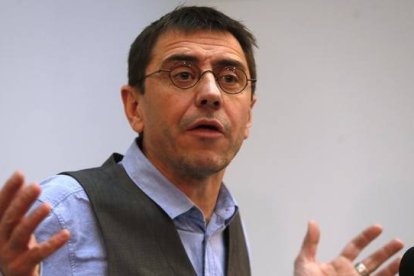 El hasta ahora número tres de Podemos, Juan Carlos Monedero.-Foto: DAVID CASTRO