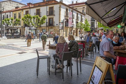 Plaza Herradores y parte de El Collado.-MARIO TEJEDOR