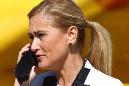 Cristina Cifuentes, presidenta de la Comunidad de Madrid.-