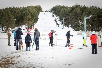 El Punto de Nieve de Santa Inés de Soria esta temporada - GONZALO MONTESEGURO