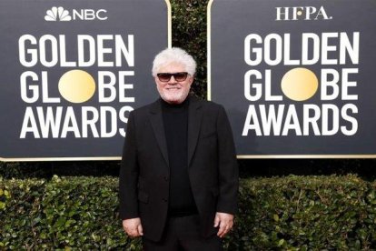 Pedro Almodóvar en los premios Globos de Oro.-EFE