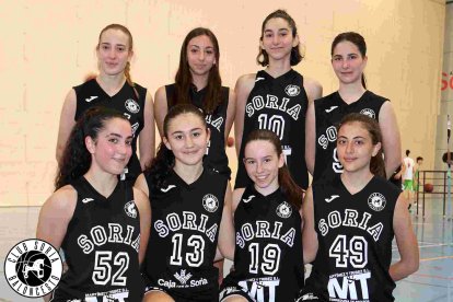 Jugadoras Sub-17 del Club Soria Baloncesto que van a participar en el Autonómico de 3x3