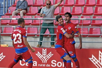 El Numancia sacaba adelante un partido ante el Alcorcón que era vital de cara a conseguir la permanencia.-Mario Tejedor