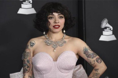 La cantante chilena Mon Laferte.-AP