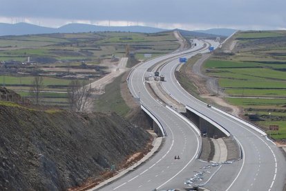 Panorámica de la A-15 en su variante de Ágreda. HDS