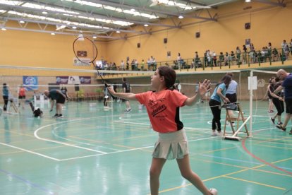 El torneo se celebra durante dos días intensos de bádminton. GONZALO MONTESEGURO