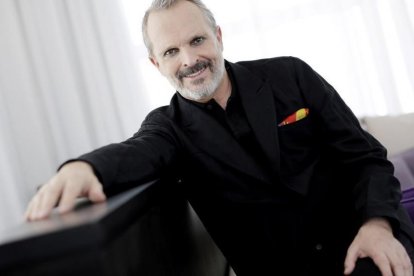 El cantante Miguel Bosé, el pasado mes de junio en Madrid.-JOSÉ LUIS ROCA