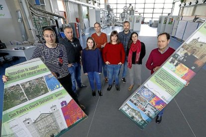 Investigadores de Cartif en las instalaciones del centro en el Parque Tecnológico de Boecillo.-- J. M. LOSTAU