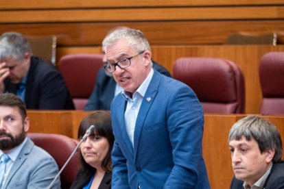 Ángel Ceña durante una intervención en las Cortes. HDS