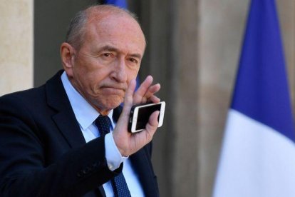 El ministro de Interior francés, Gerard Collomb.-GERARD JULIEN (AFP)