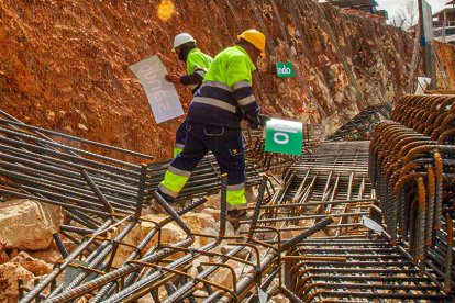 Trabajadores de la construcción. MARIO TEJEDOR