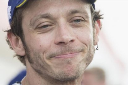 Valentino Rossi, en el último Gran Premio de Valencia.-MICRO LAZZARI