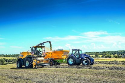 Prototipo del tractor propulsado a metano presentado recientemente en Estados Unidos-- NEW HOLLAND