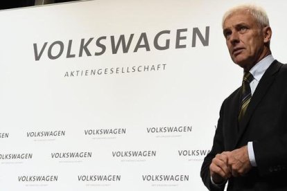 Matthias Mueller, CEO del grupo Volkswagen.-TOBIAS SCHWARZ