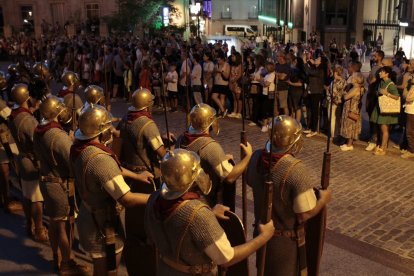 La legión romana frente al público. GONZALO MONTESEGURO