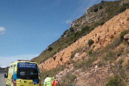 Estado en el que quedó el coche accidentado-HDS