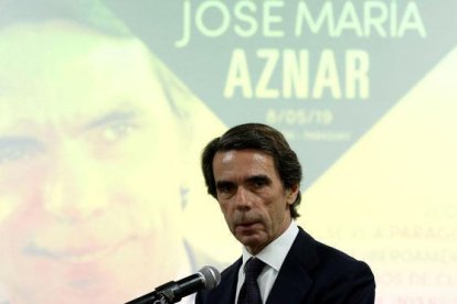 Aznar defiende una intervención en Venezuela para apoyar a Guaidó. /-ANDRES CRISTALDO (EFE)