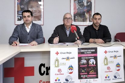 Presentación del concierto solidario de Cruz Roja. J.A.C.