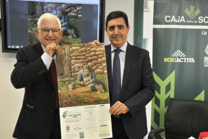 Juan Manuel Ruiz Liso y Carlos Martínez, ayer en la presentación.-Valentín Guisande