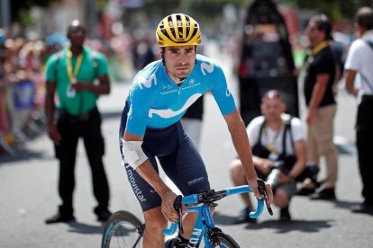 Mikel Landa, durante el Tour.-BENOIT TESSIER / REUTERS