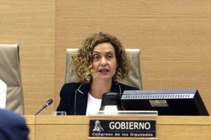 Meritxell Batet, ministra de Política Territorial, en el Congreso de los Diputados.-EL PERIÓDICO/ ARCHIVO