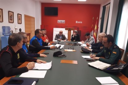 Reunión de la Junta Local de Seguridad para organizar el Nacional de Duatlón de los días 25 y 26 de marzo. HDS