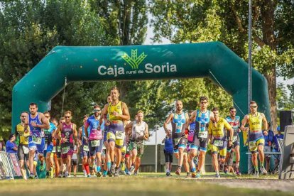 Almazán volverá a ser capital del triatlón español a mediados de julio. FETRI