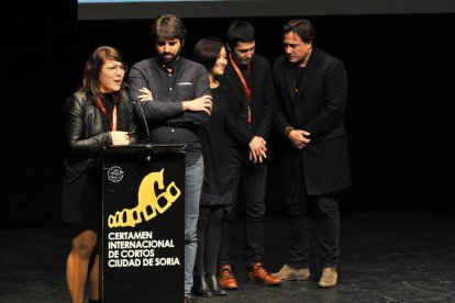 Clausura del Certamen Internacional de Cortos Ciudad de Soria en una edición anterior. HDS