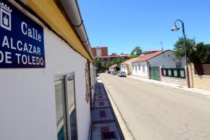 Calle Alcázar de Toledo, en la Barriada otrora de Yagüe.-ÁLVARO MARTÍNEZ