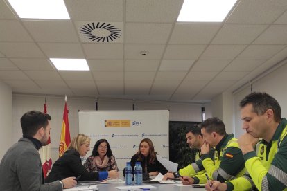 Reunión ante la campaña de vigilancia de alcohol y drogas en las carreteras. HDS