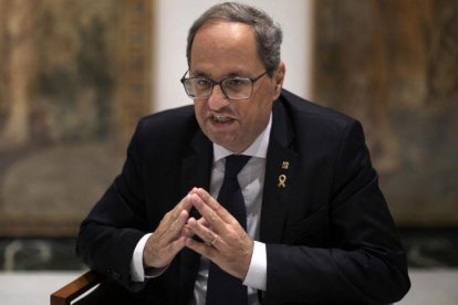 El presidente de la Generalitat, Quim Torra.-AP / EMILIO MORENATTI