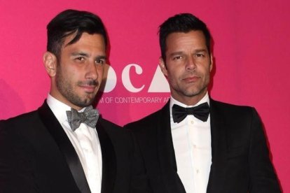 Ricky Martin y su marido, Jwan Yosef.-CHRIS DELMAS
