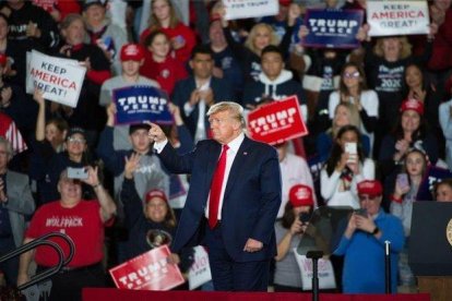 Donald Trump en un evento en Nueva Jersey.-EFE