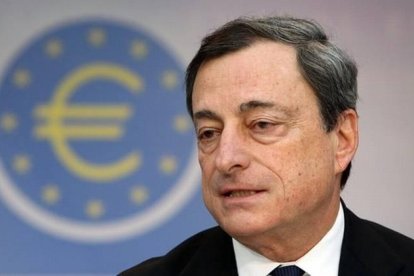 El presidente del Banco Central Europeo (BCE), Mario Draghi.-AFP