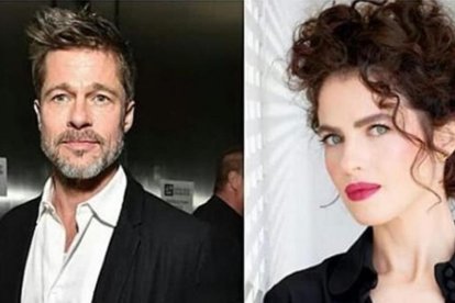 Brad Pitt y Neri Oxman.-/ PERIODICO