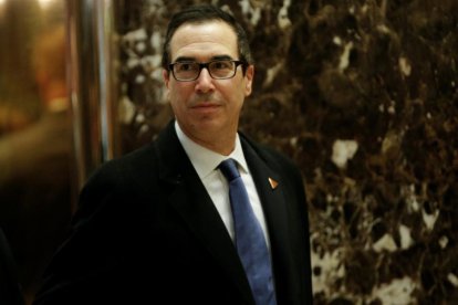 Steven Mnuchin, el elegido por Trump como nuevo secretario del Tesoro.-MIKE SEGAR / REUTERS